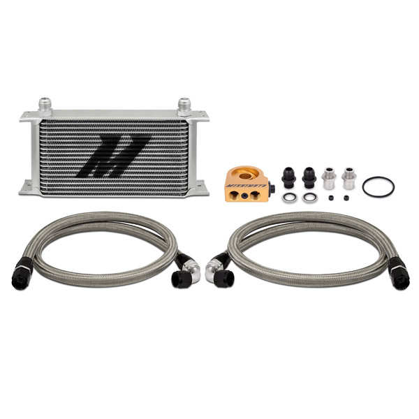 Mishimoto — Mishimoto Universal 19 Row Thermostatic Oil Cooler Kit - view 8
